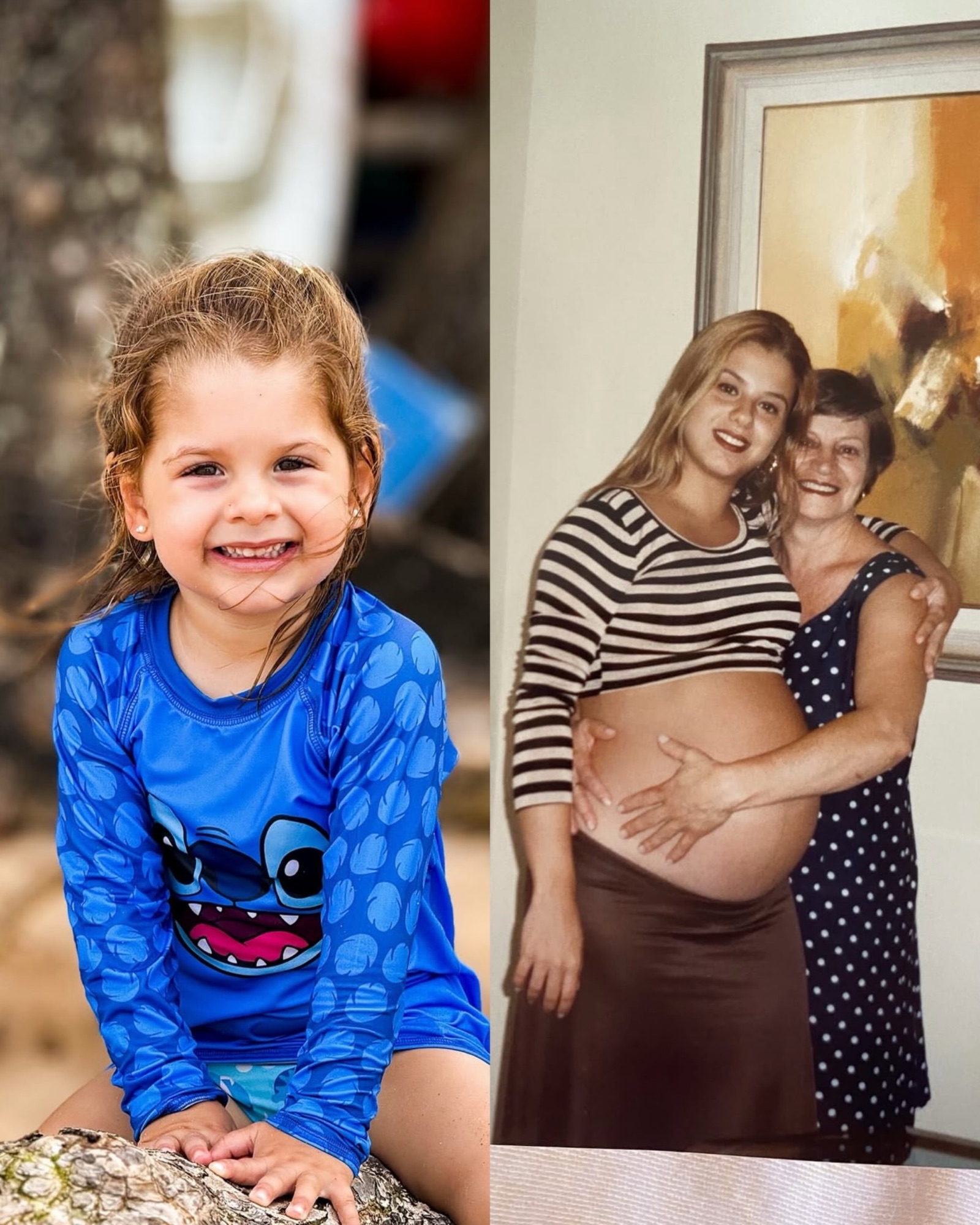 Poliana Rocha impressiona ao resgatar fotos antigas e semelhança com neta viraliza